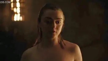 Maisie Williams Arya Stark Hot Scene Game Of Thrones