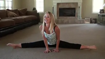 My gf practicing her moves