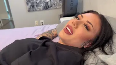 Half naked stepsister in my bed for hot sex with lacey jayne