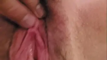 Amateur spreading pussy