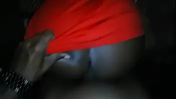 Angry husband punishes red dress wifr