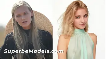 Big cock vs sexy blondes models