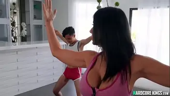 Big tits milf mom anal busty yoga workout