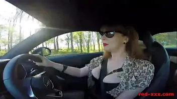French mature pierced labia car insertion