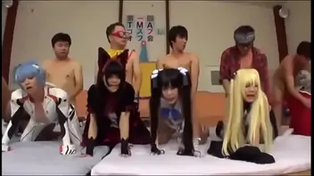 Japanese cosplay orgasm
