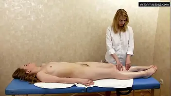 Men being massaged