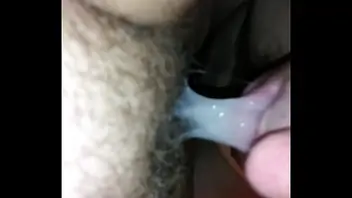 Pornstar anal creampie eating threesome