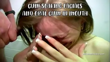 Shoot black cum in her mouth swallow swallowing compilation bbc