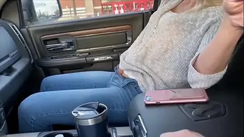 Teen cheating in car