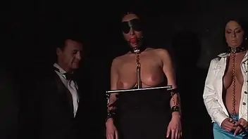 Woman yuonger sex slave pissing